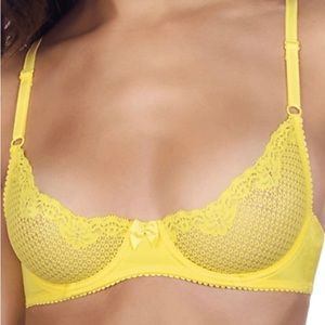 Timpa Demi Bra Yellow NWOT